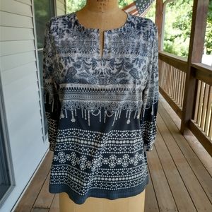 Chico's 3/4 sleeve top